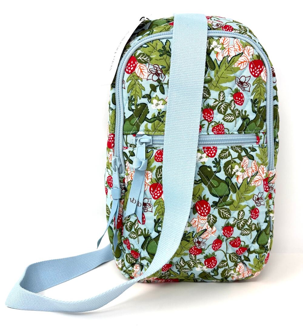 Vera Bradley Frogberry Sling Backpack Crossbody Xbody Bag EXACT Frogs NWT